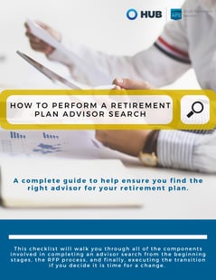 How to perform a retirement plan adviosr search