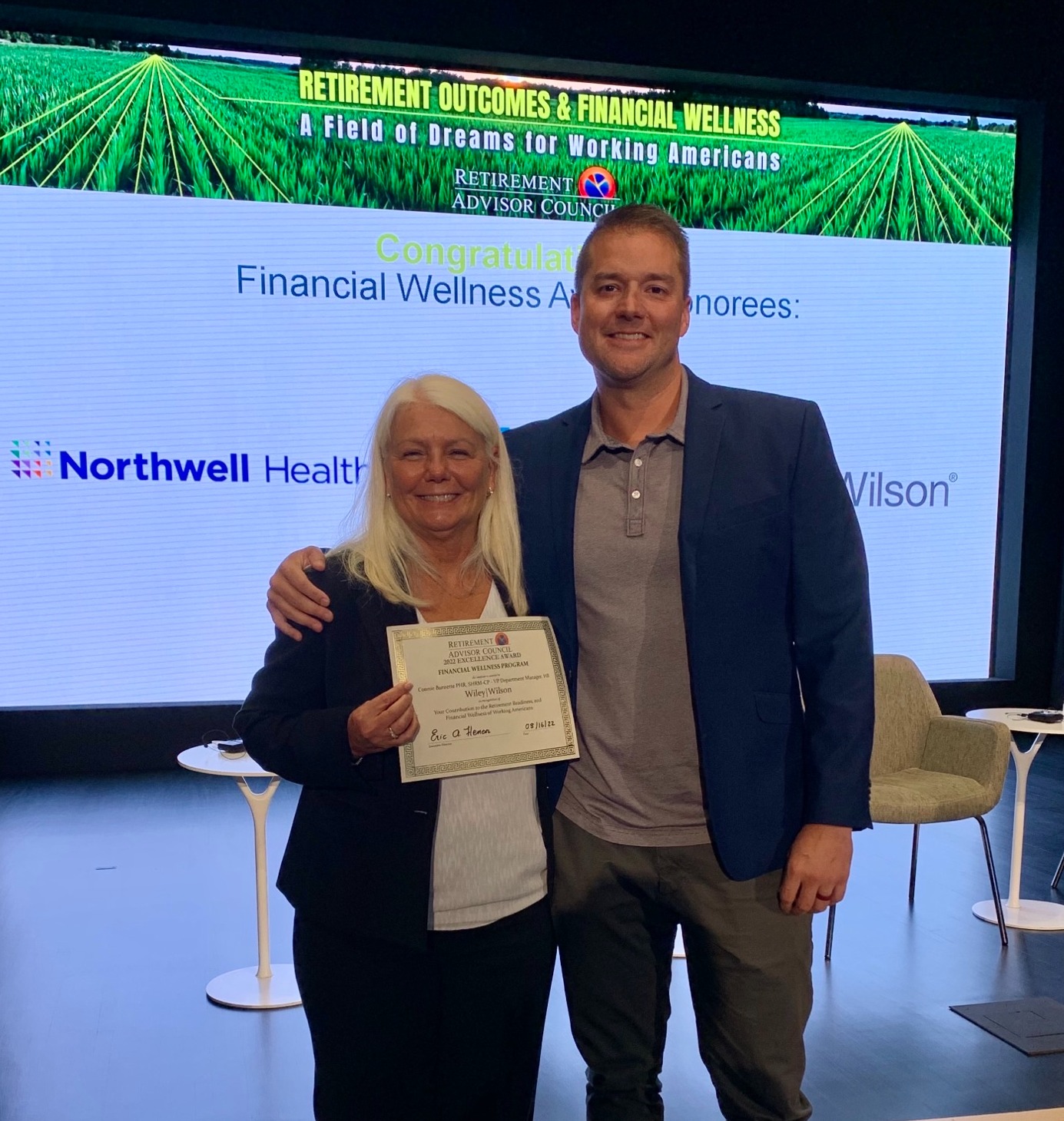 Wiley|Wilson and AFS Recognized for Financial Wellness Excellence by the Retirement Advisor Council